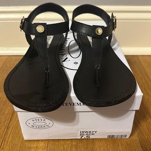 Steven Madden Sandals - HIWAYY Black